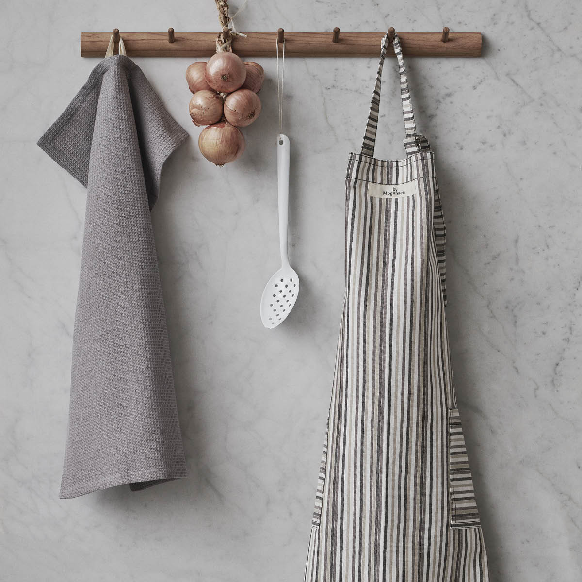 Handduk 38x63 cm Grey Waffle