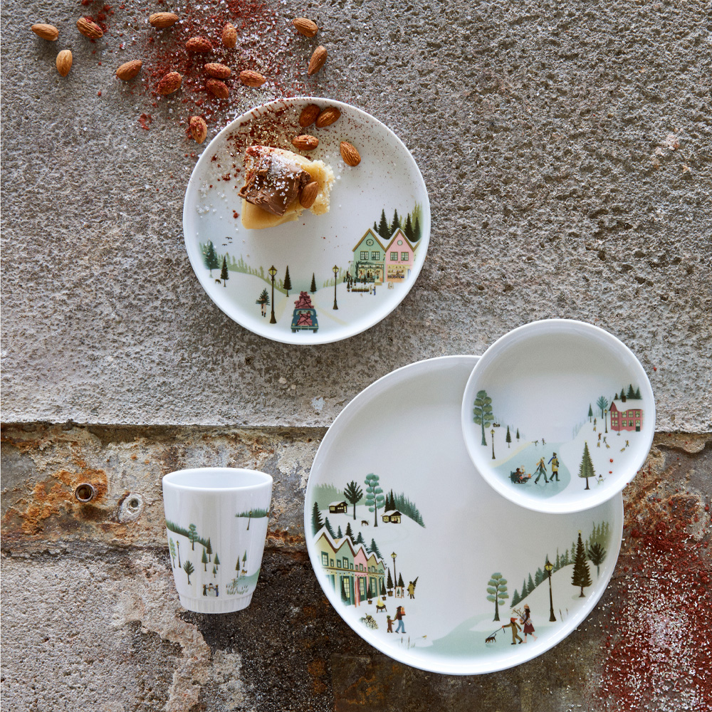 Vinter Tallrik 15,5 cm Vit