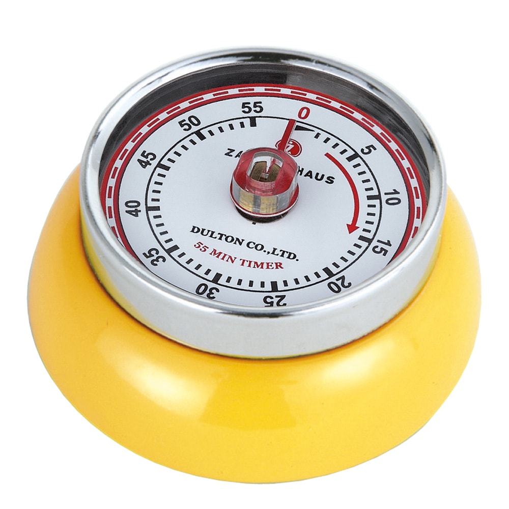 Retro Collection Timer med magnet Gul