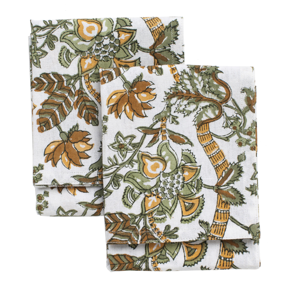 Paradis Kökshandduk 70x50 cm 2-pack Ochra