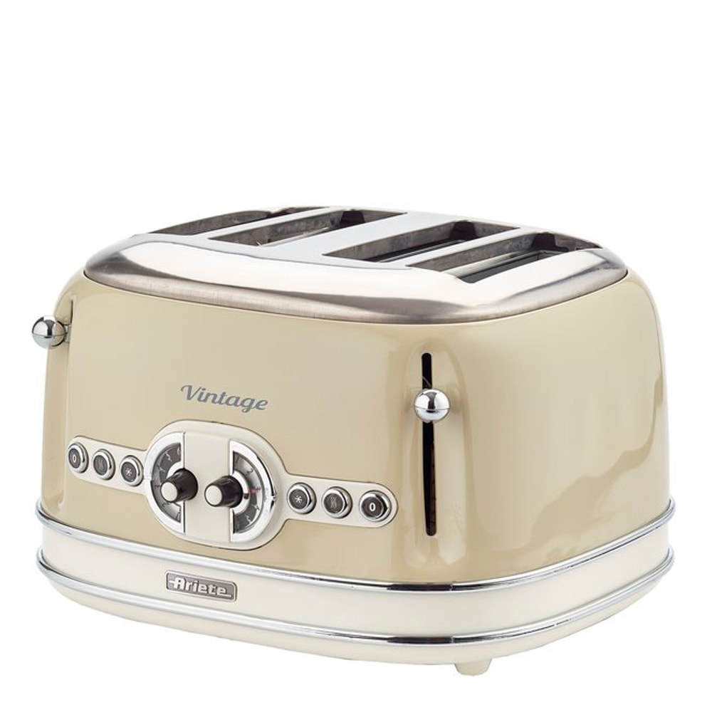 Vintage 156 Brödrost 4 skivor Beige