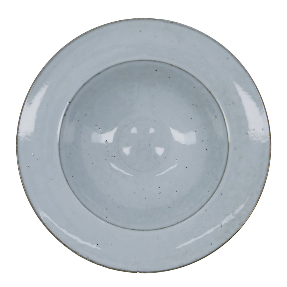 Rustic Skål/Pastatallrik 26 cm Grå/Blå