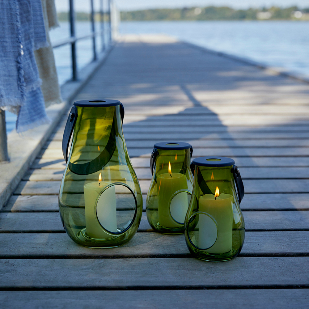 Design with light Lanterna 16,5 cm Olivgr&ouml;n