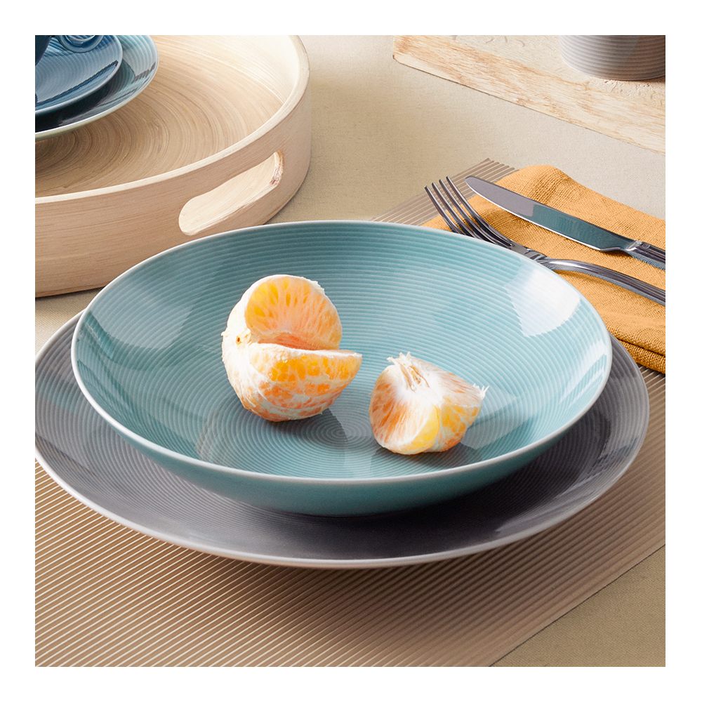 Djup Tallrik 24 cm Isbl&aring;