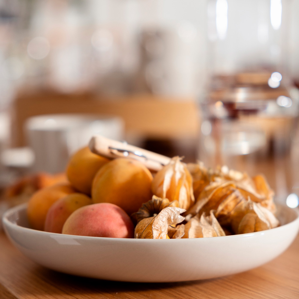 Skål låg 23 cm Sand