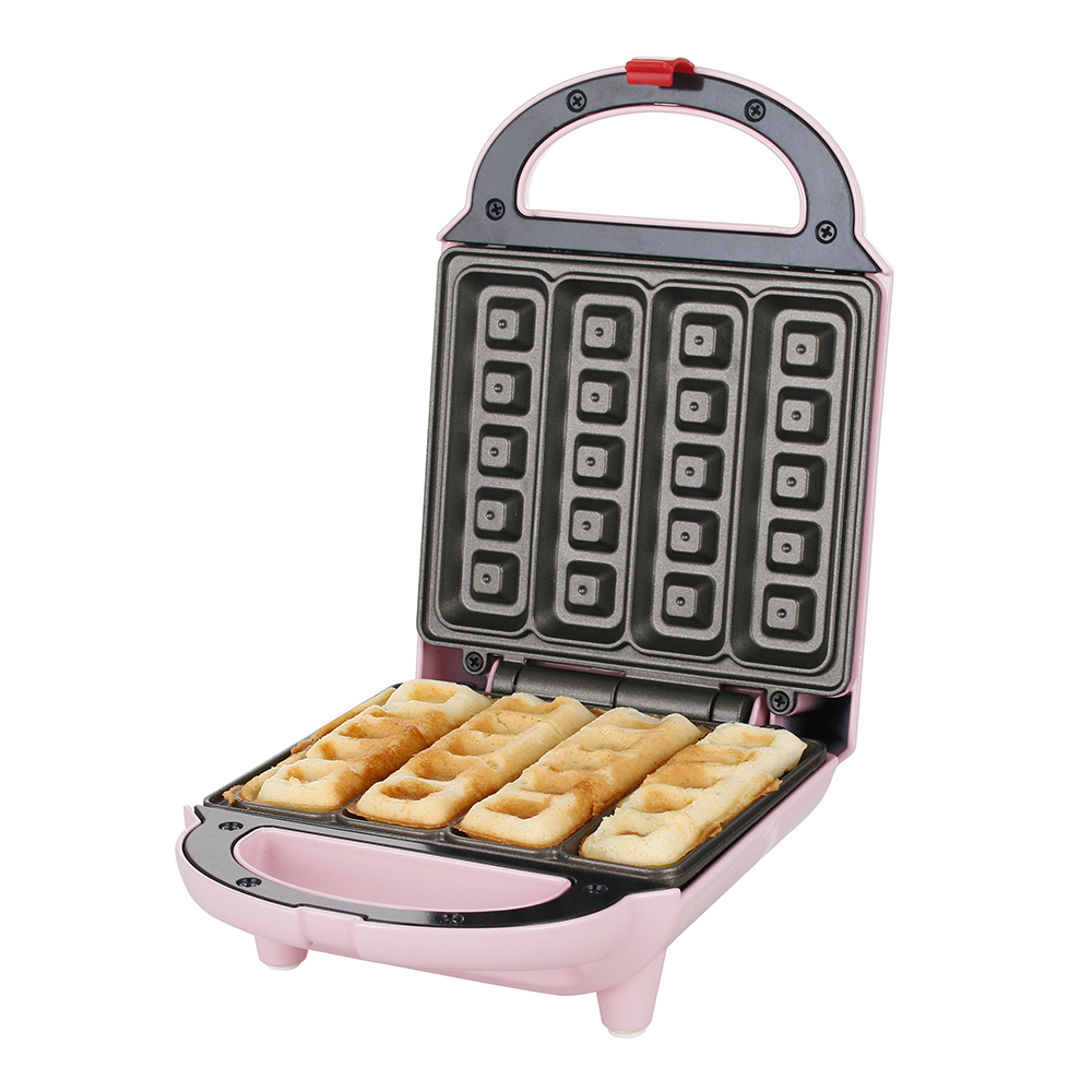 Belgiskt Våffeljärn Rosa