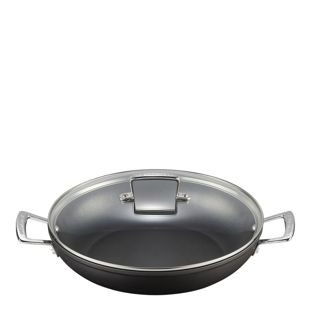 Toughened Non-Stick Traktörgryta med glaslock 30 cm