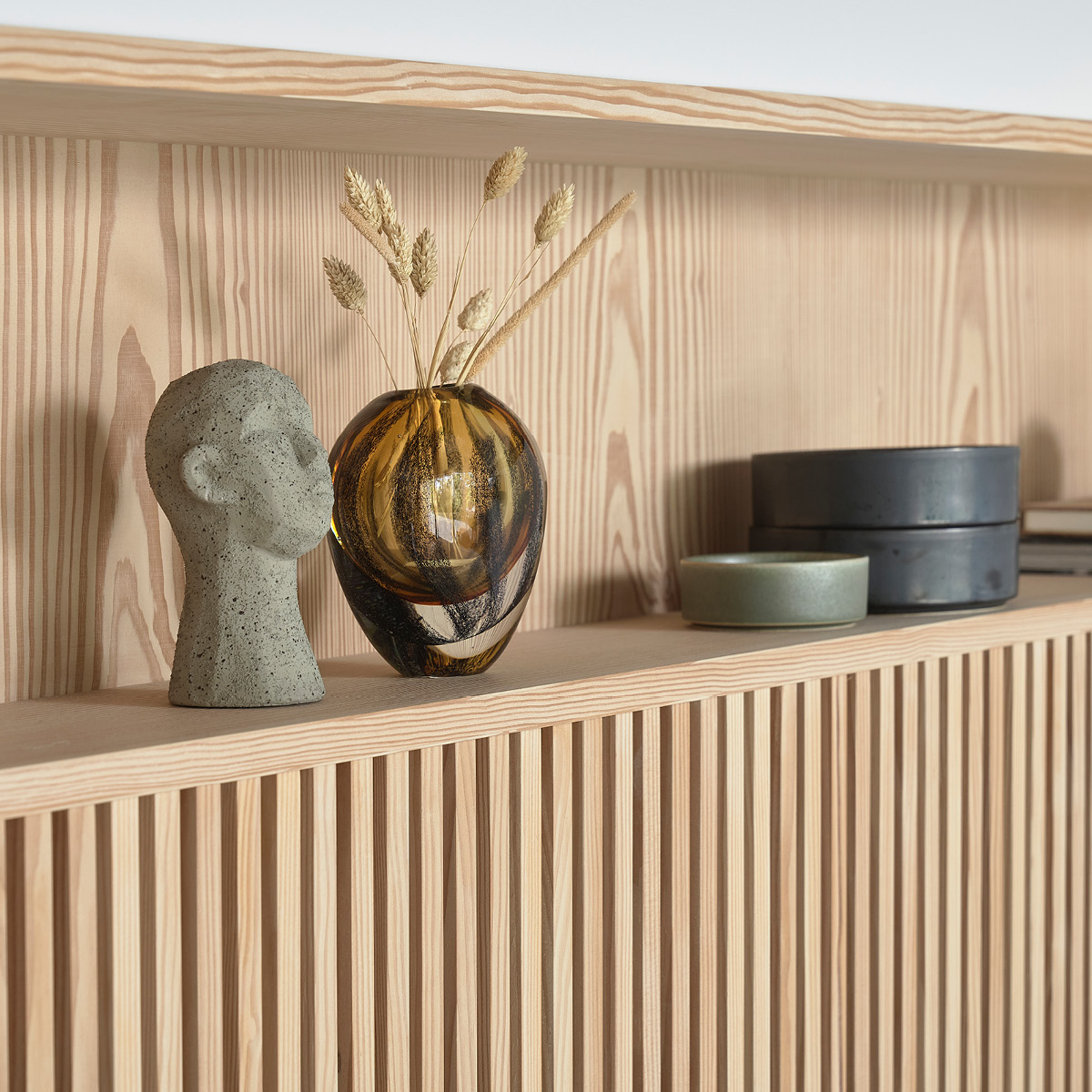 Otea Vas 14 cm Brun/Svart