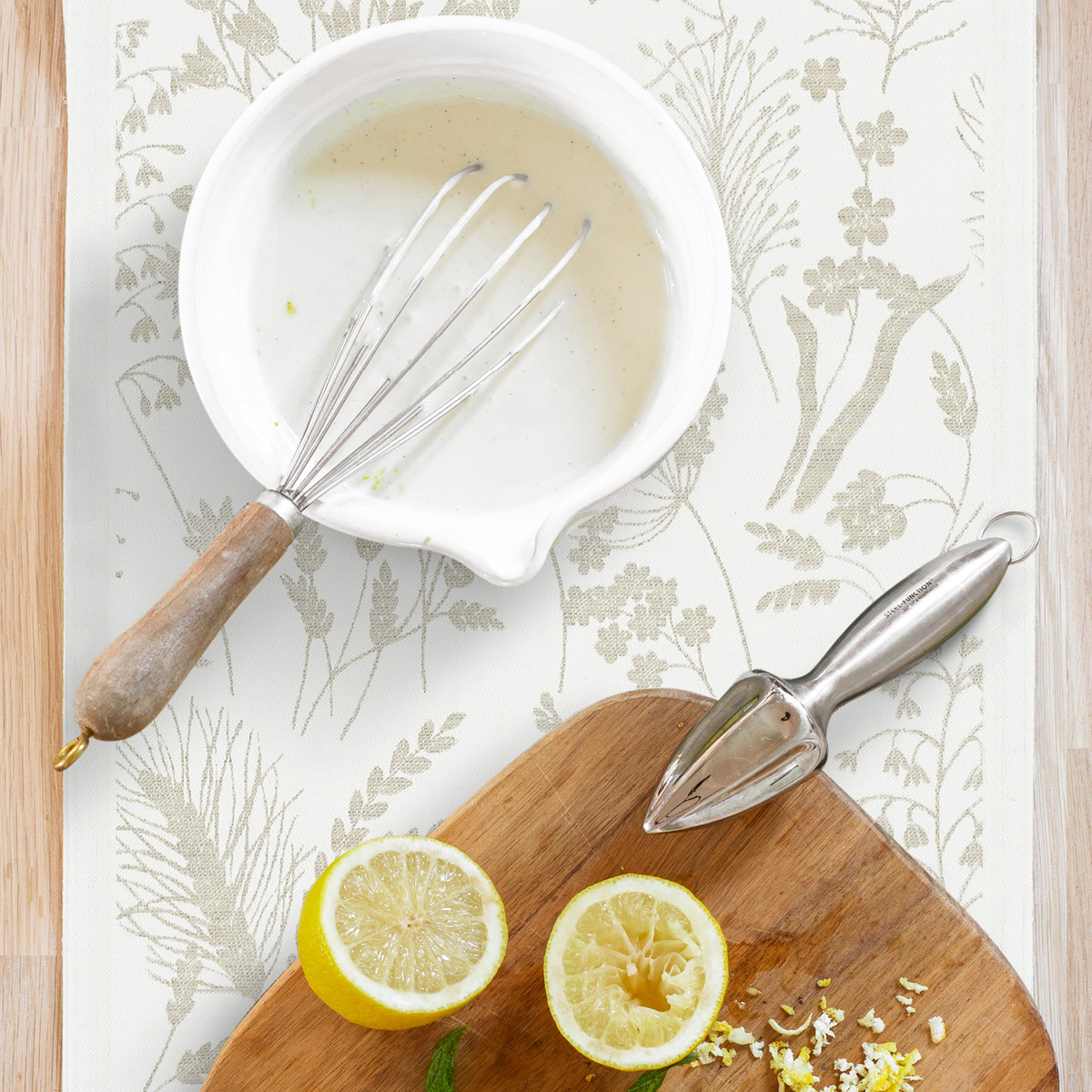 Strå Bordslöpare 35x120 cm Beige