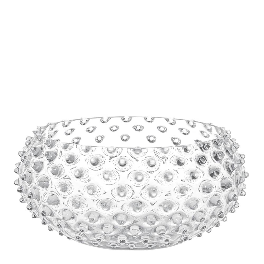 Hobnail Skål 23 cm Crystal