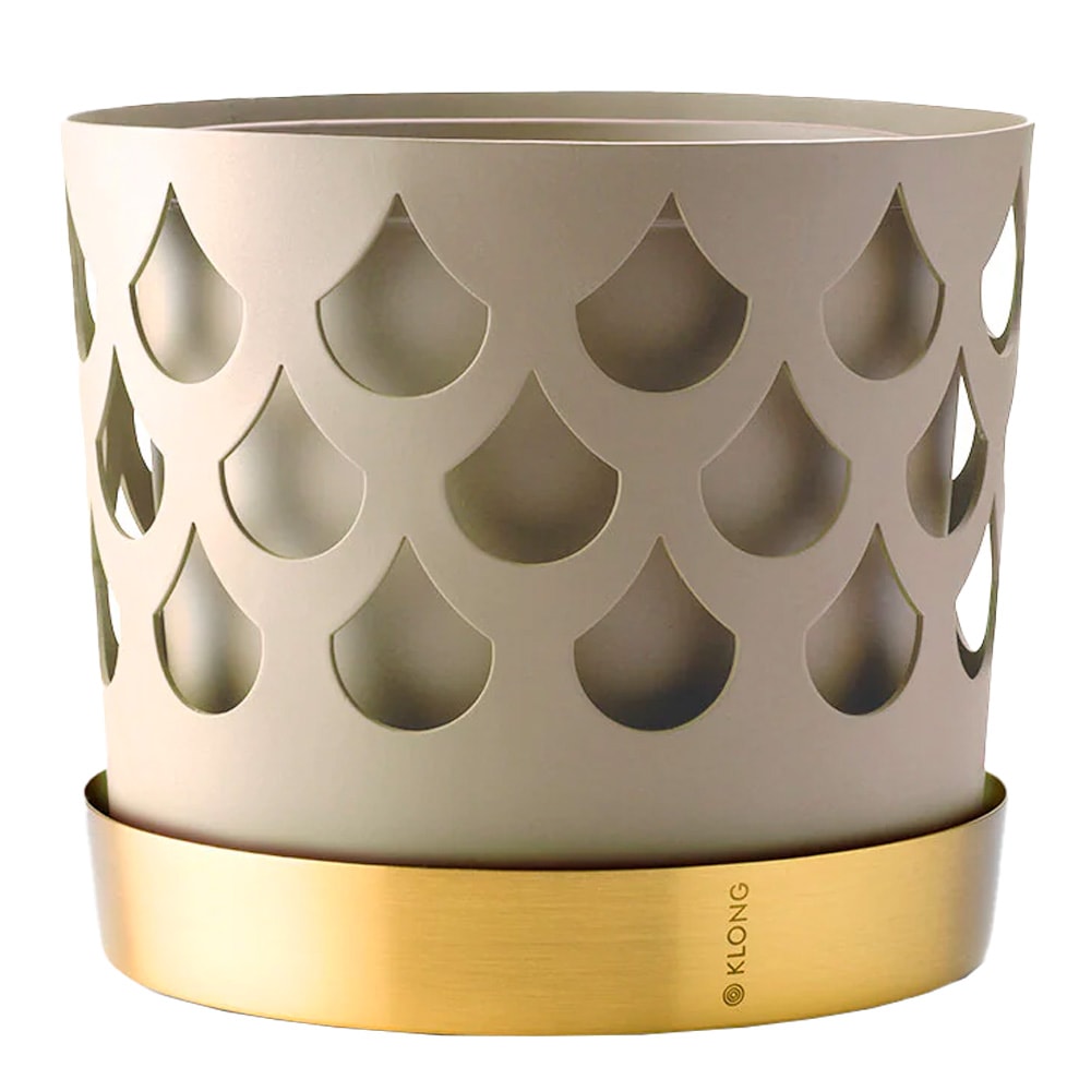 Kruka Trio Drop 18 cm Beige