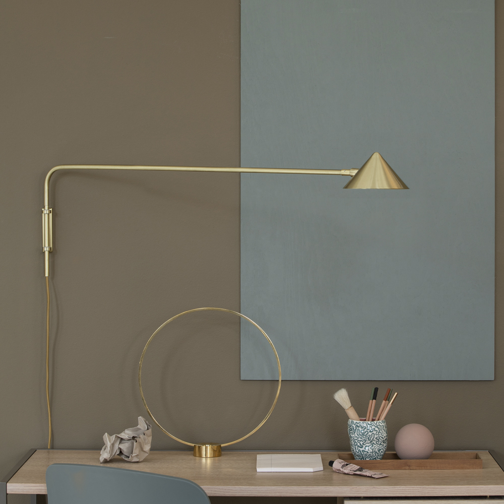 Kelly Vägglampa 112 cm Guld