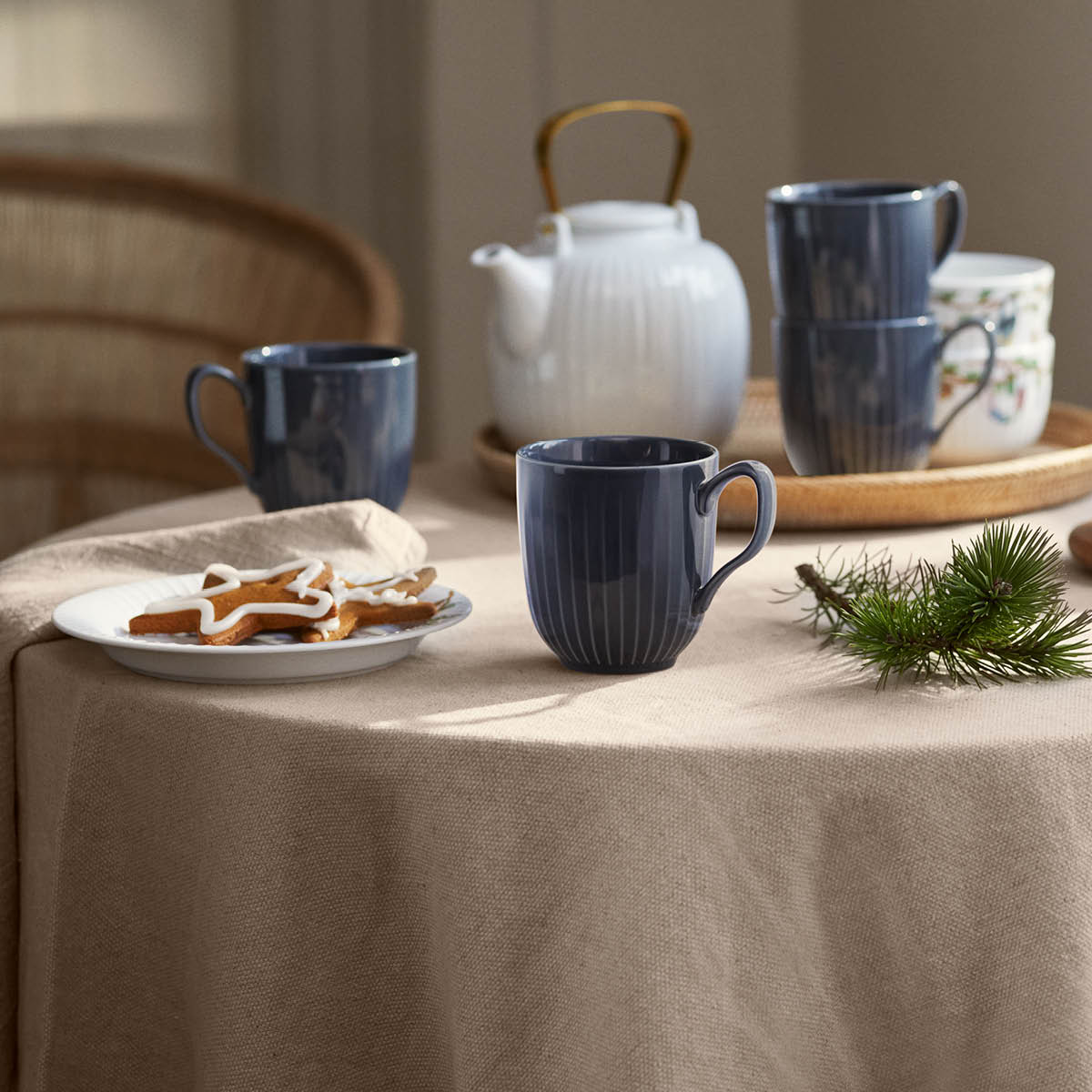 Hammersh?i Mugg 33 cl Antracitgrå