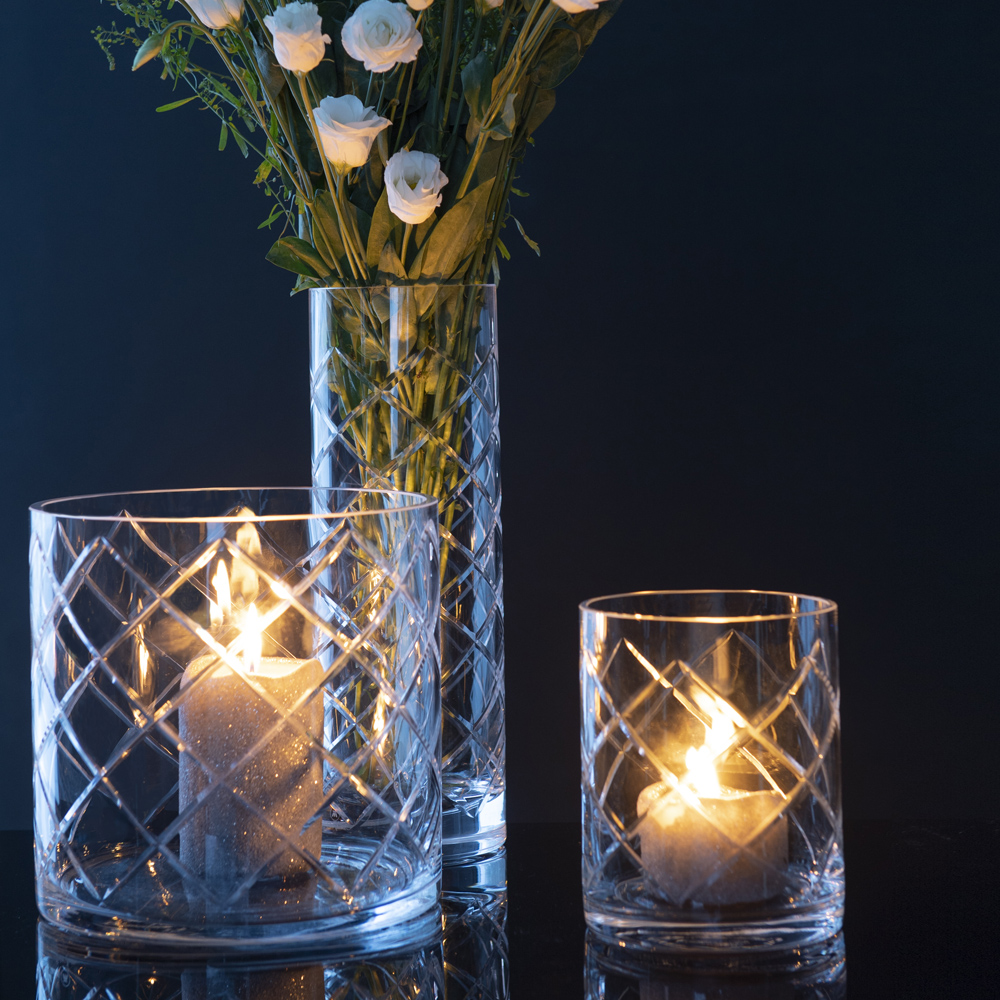 Skyline Lux Vas 10x30 cm Klar