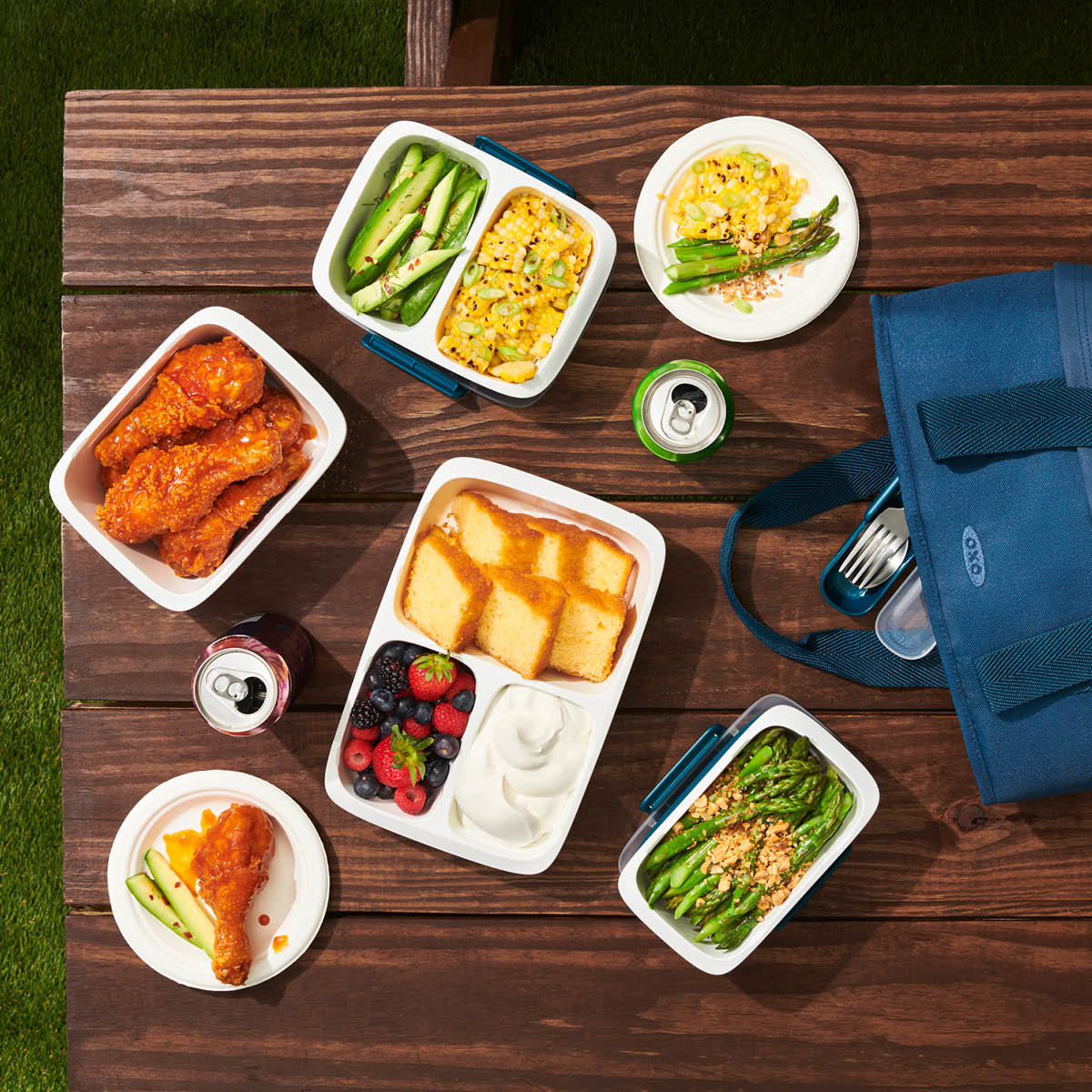 Prep & Go Delad behållare 0,5 L