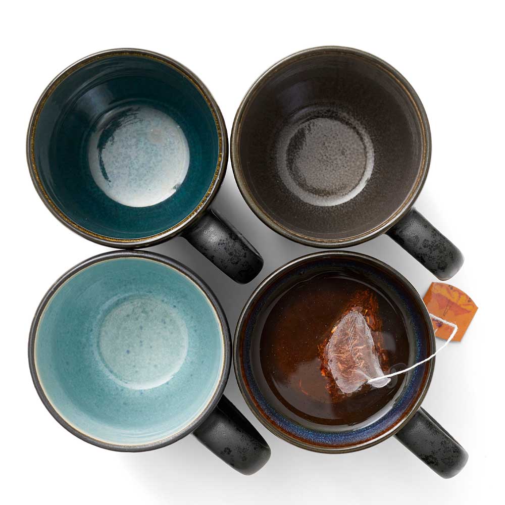 Mugg 4-pack Svart/Blå