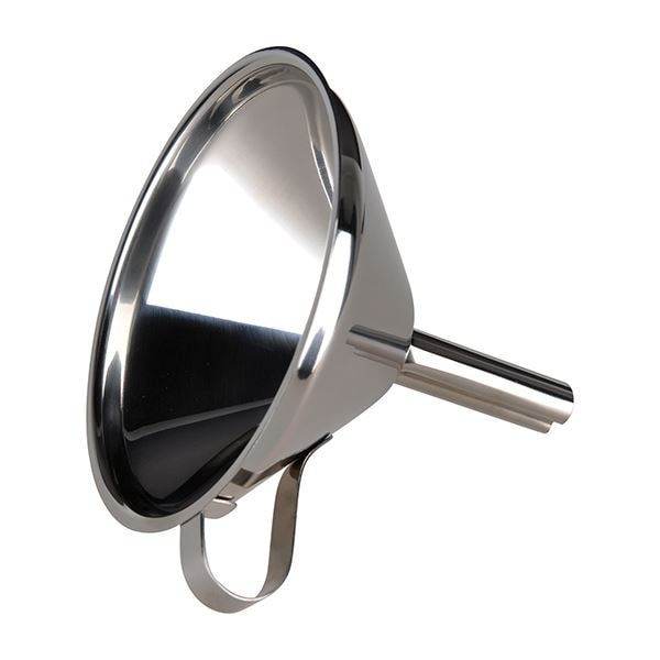 Basis Tratt 13 cm Stål