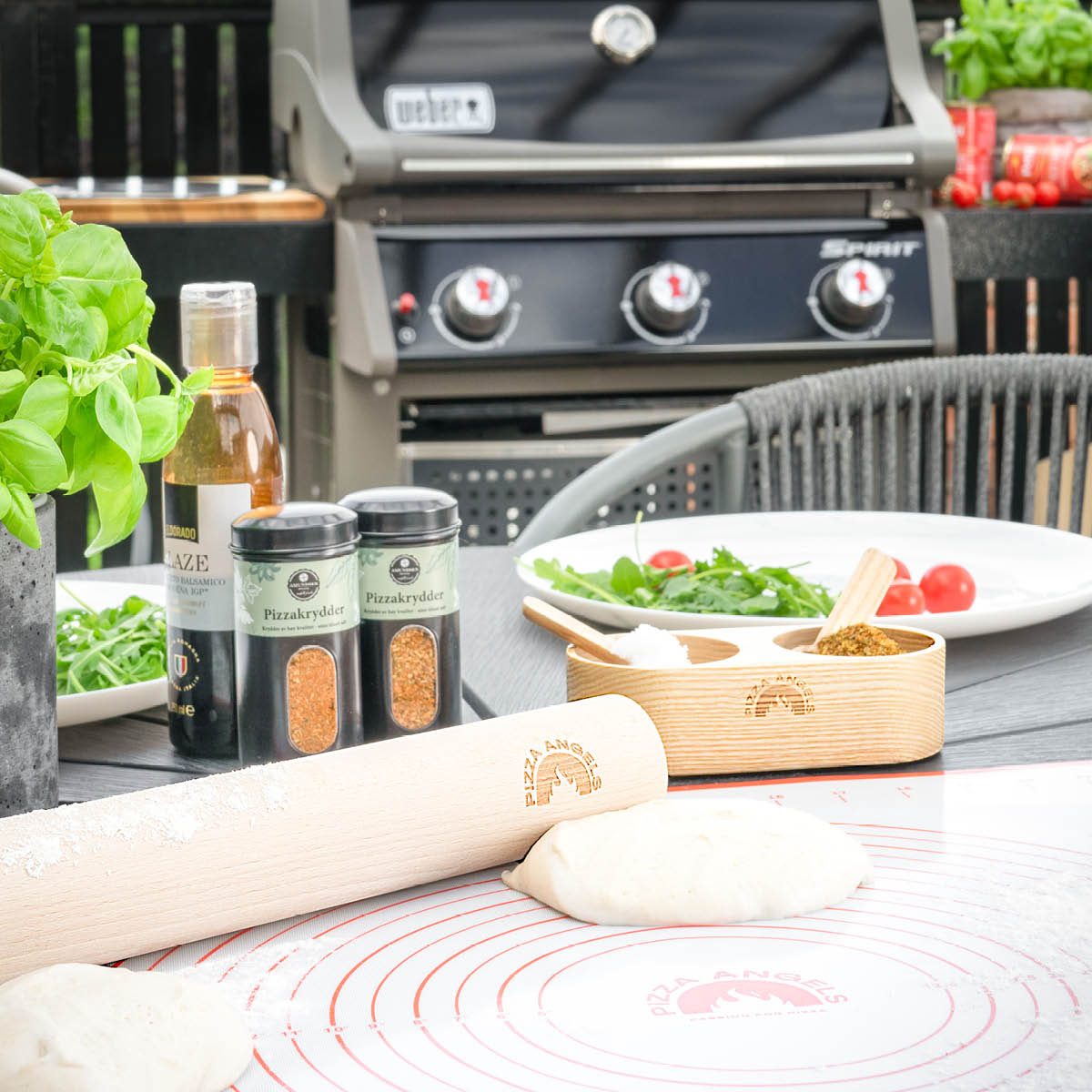 Pizza Angels Kavel 50 cm Trä