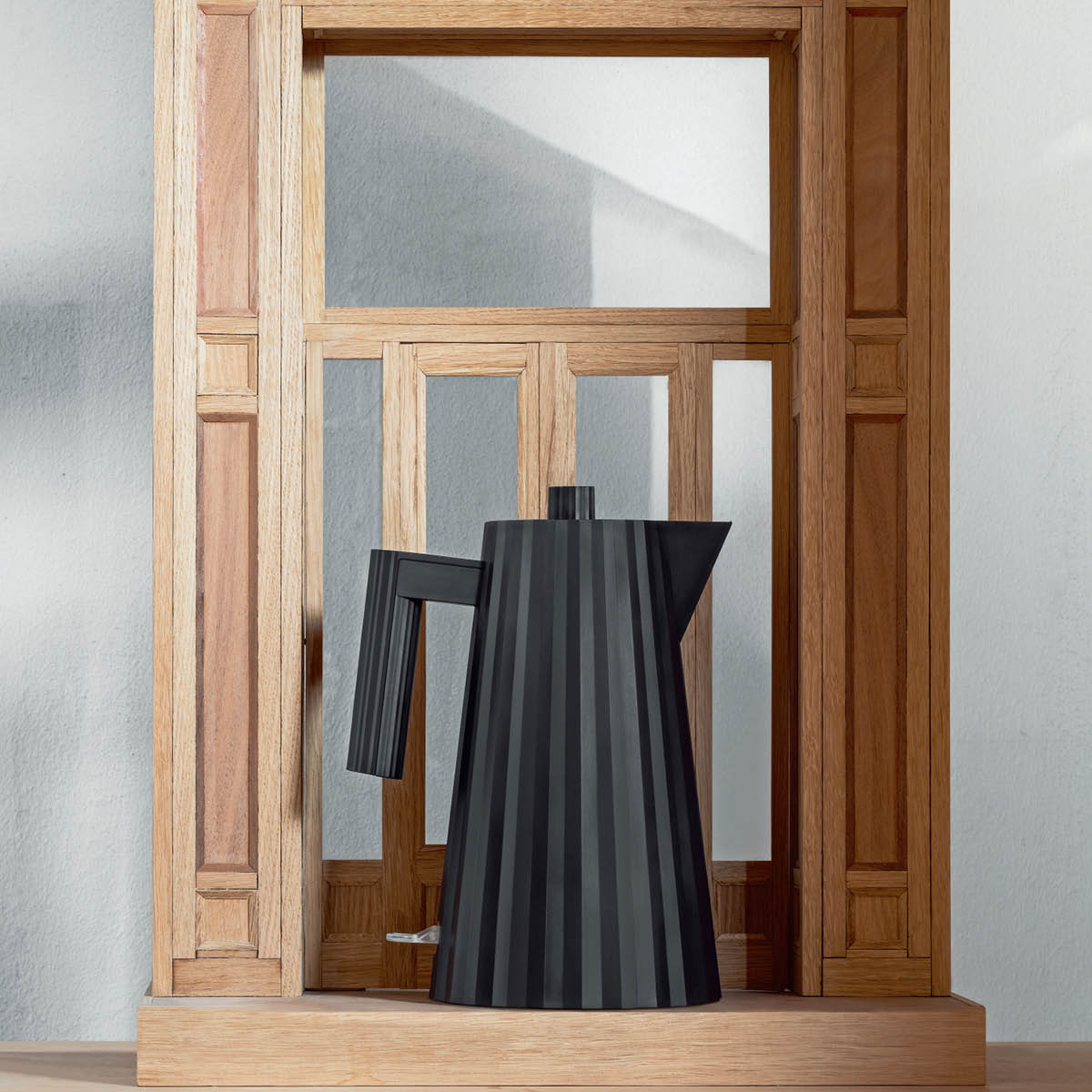 Plissé Vattenkokare 1,7 L Svart