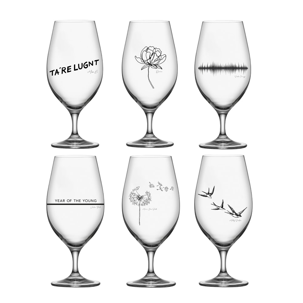 Don?t Stop The Music Ölglas 40 cl 6-pack