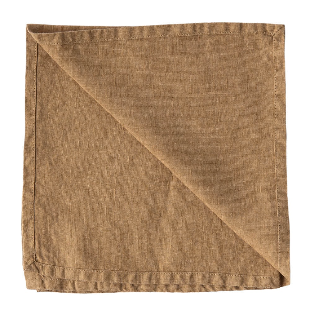 Lin Servett 45x45 cm Hazelnut