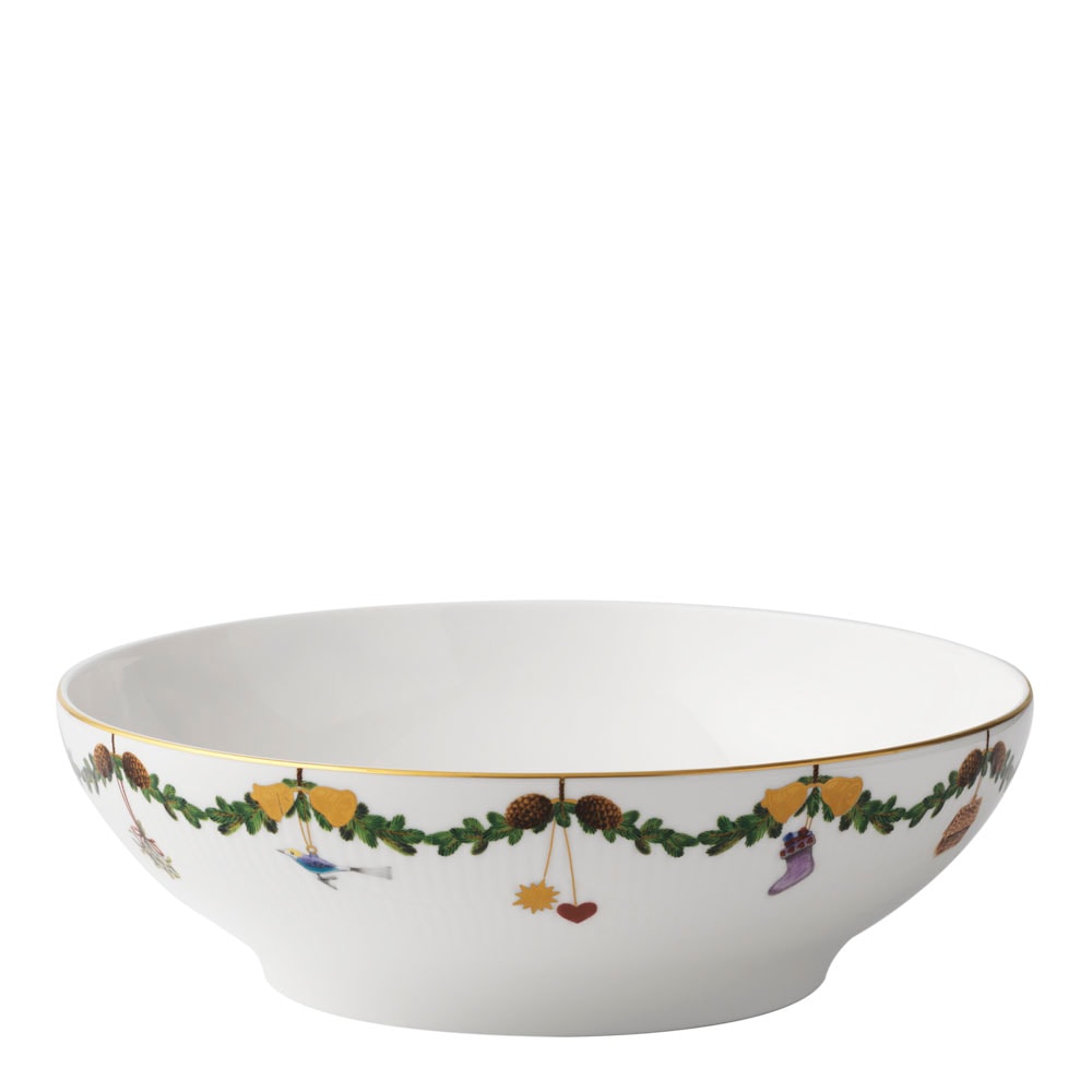 Star Fluted Christmas Skål 2,2 L