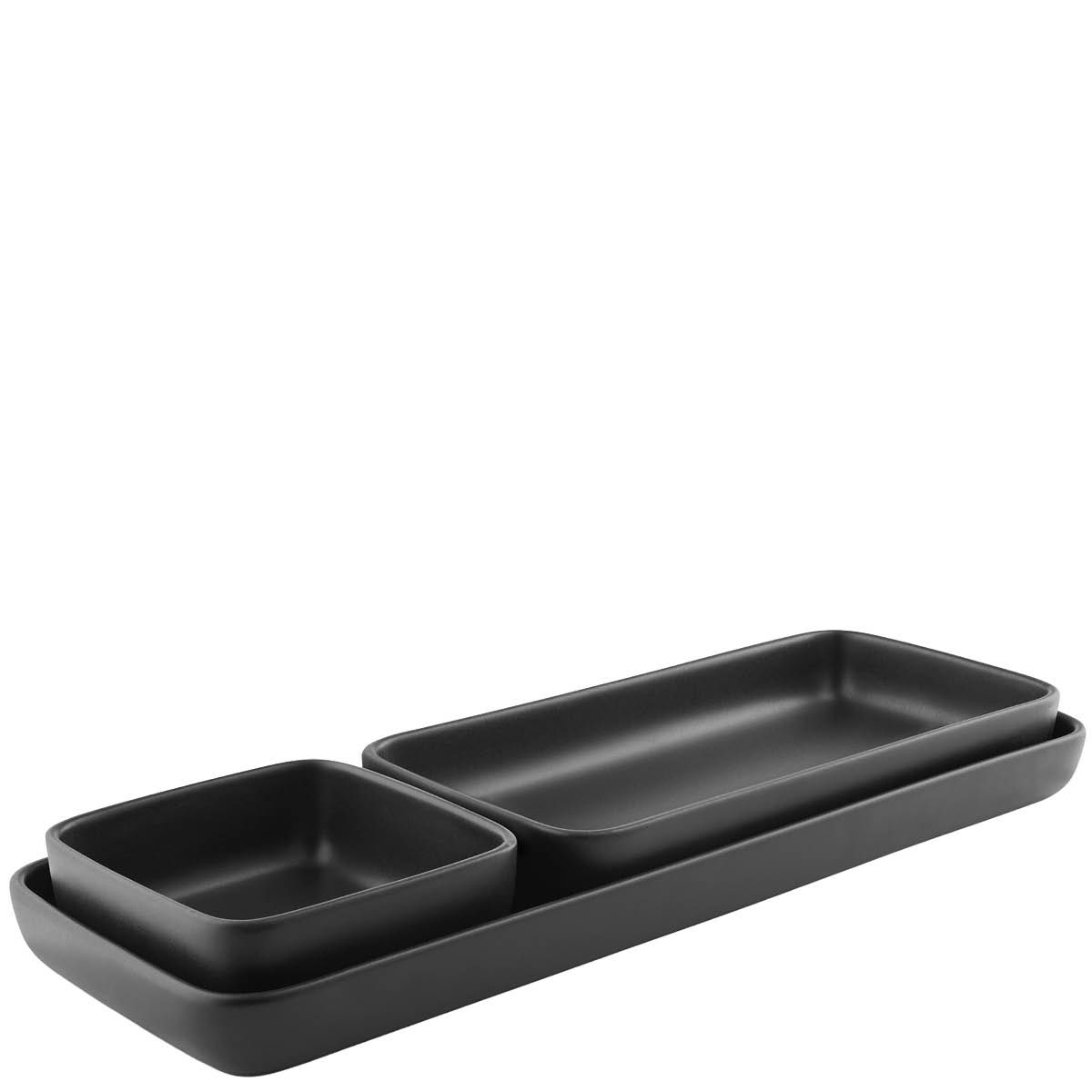 Nordic Kitchen Serveringsfat 12x24 cm Svart