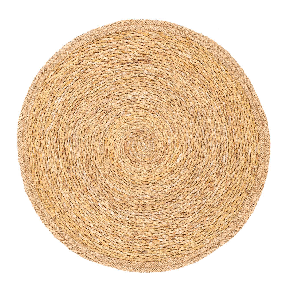 Jute Bordstablett Rund 38 cm Natur