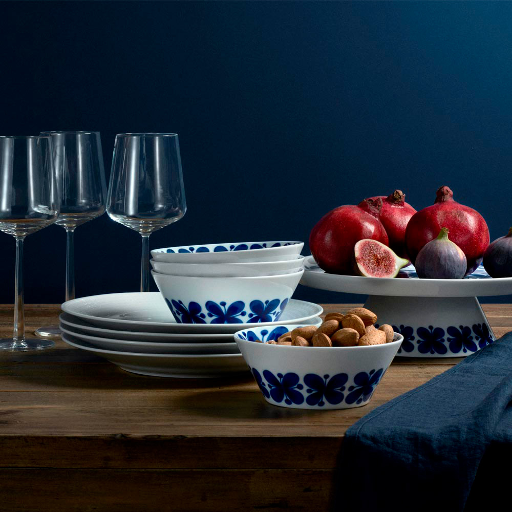 Mon Amie Skål 60 cl 4-pack Vit/blå