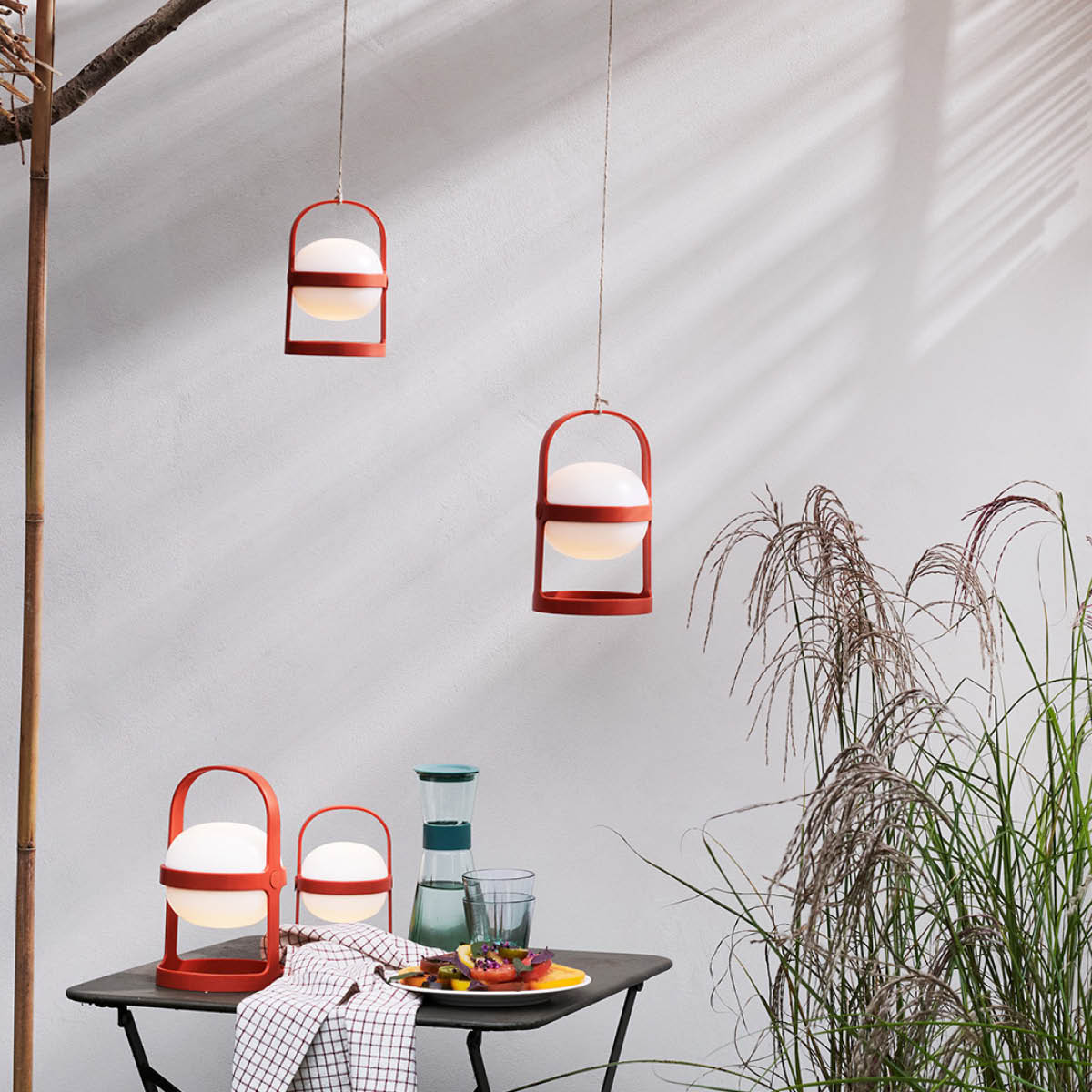 Soft Spot Solar Circular 25 cm Terracotta