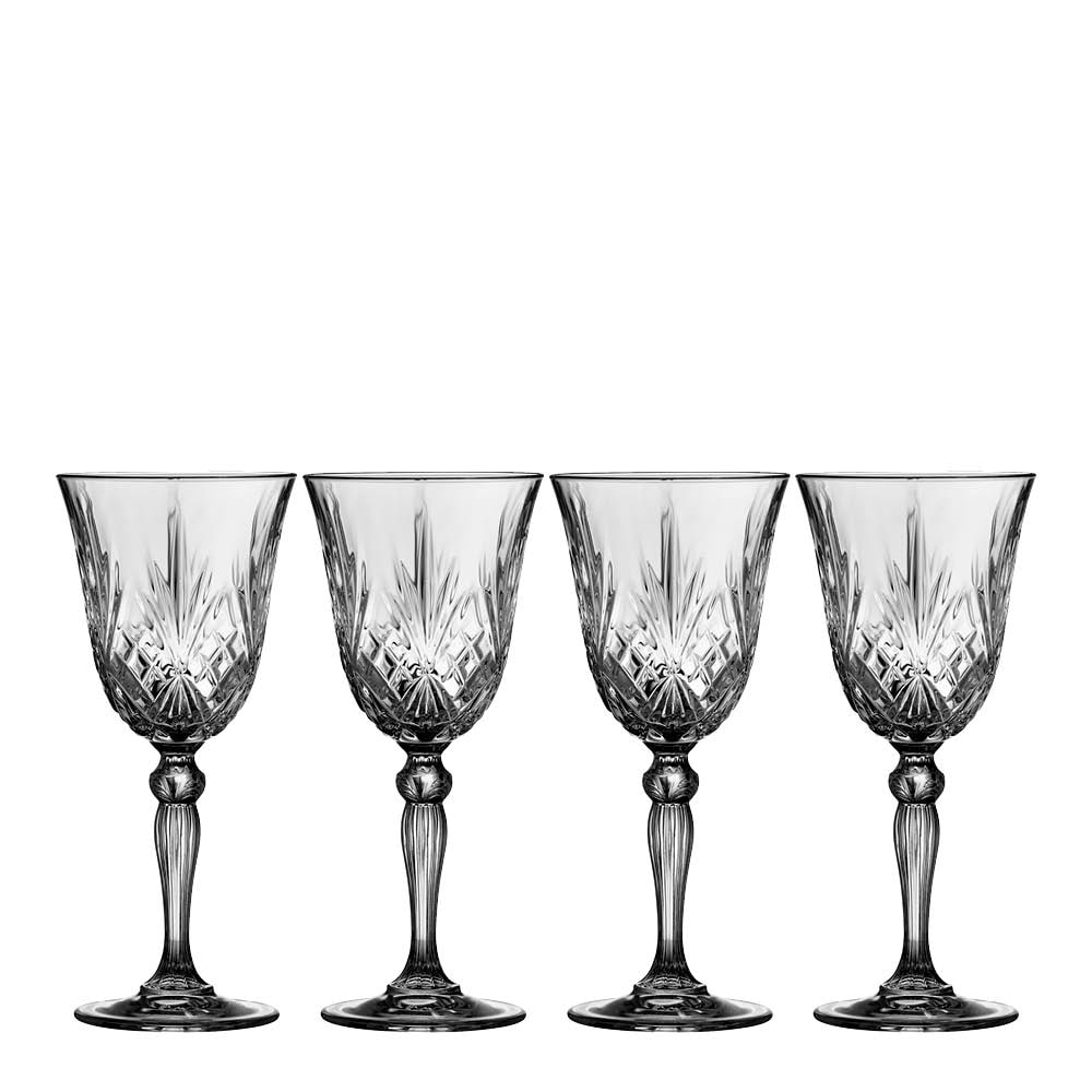 Melodia Rödvinsglas 27 cl 4-pack Klar