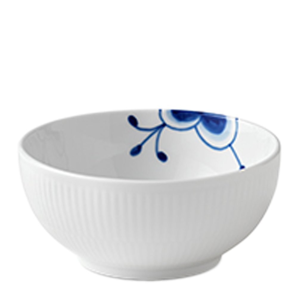 Blue Fluted Mega Skål 47 cl 13 cm