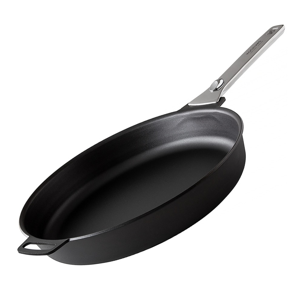 Stekpanna Kolstål med löstagbart handtag 30 cm