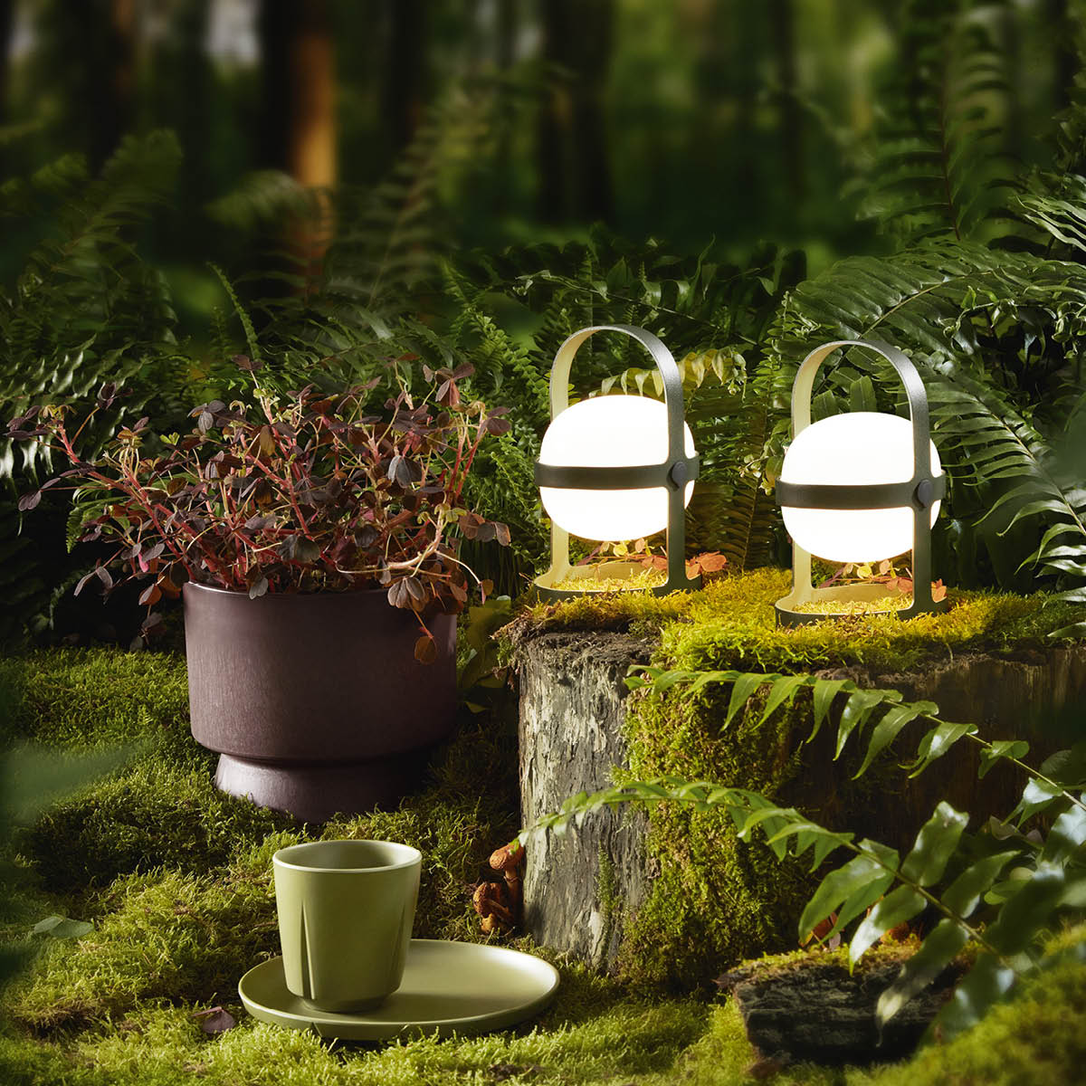 Blomkruka 19 cm Vinröd