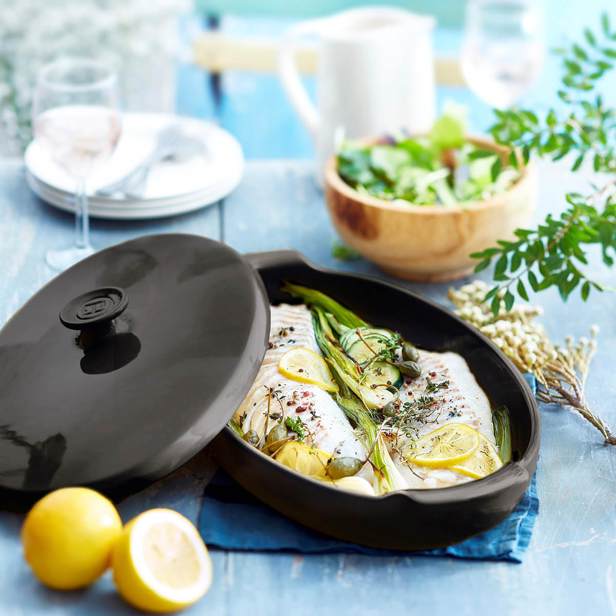 Papillote Steamer 1,9L Svart