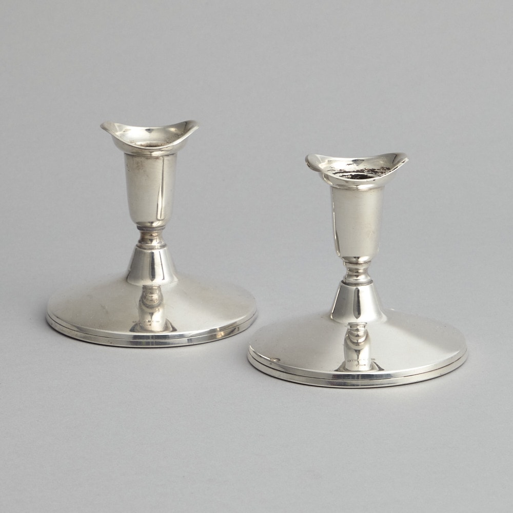 SÅLD Silverljusstakar 1 par