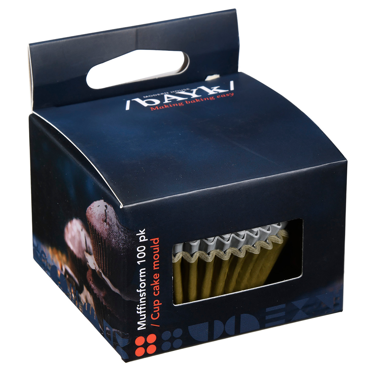 bAYk Muffinsform 7,5x4,5 cm 100-pack Multi