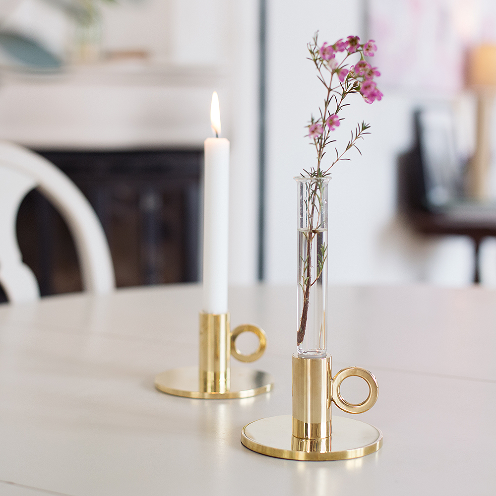 Vesper Ljusstake Mässing