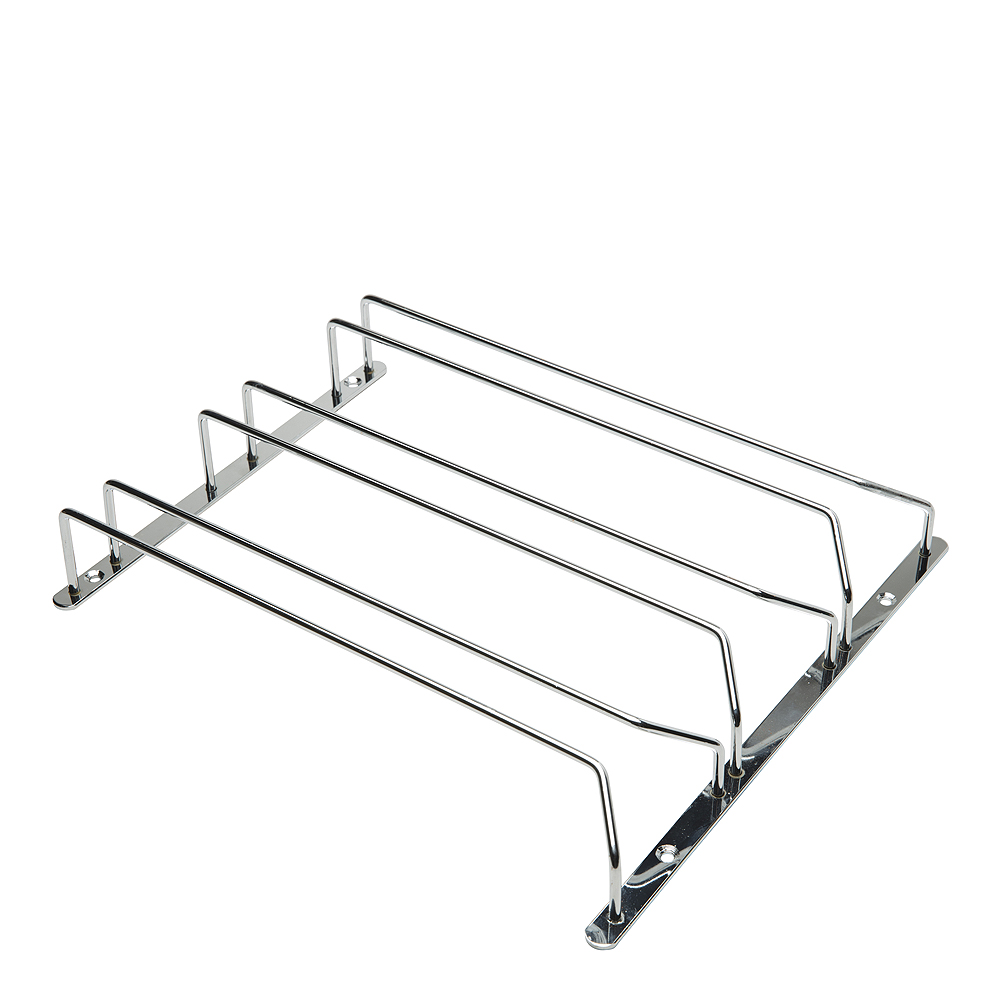 Vinglashållare 3 rader Krom