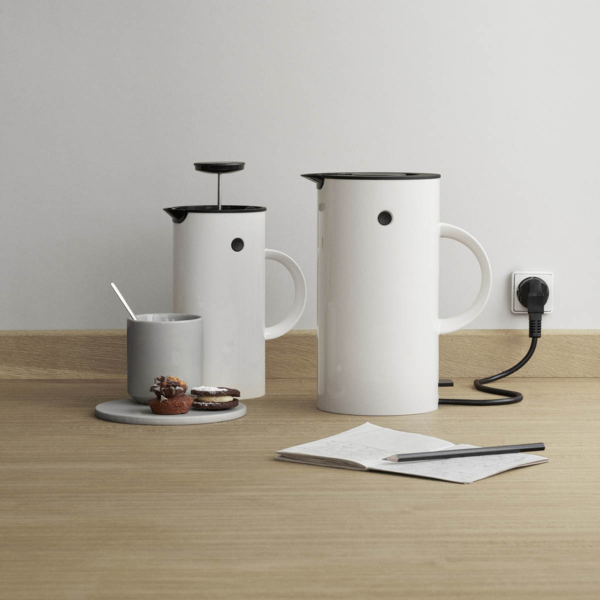 EM77 Vattenkokare 1,5 L Vit