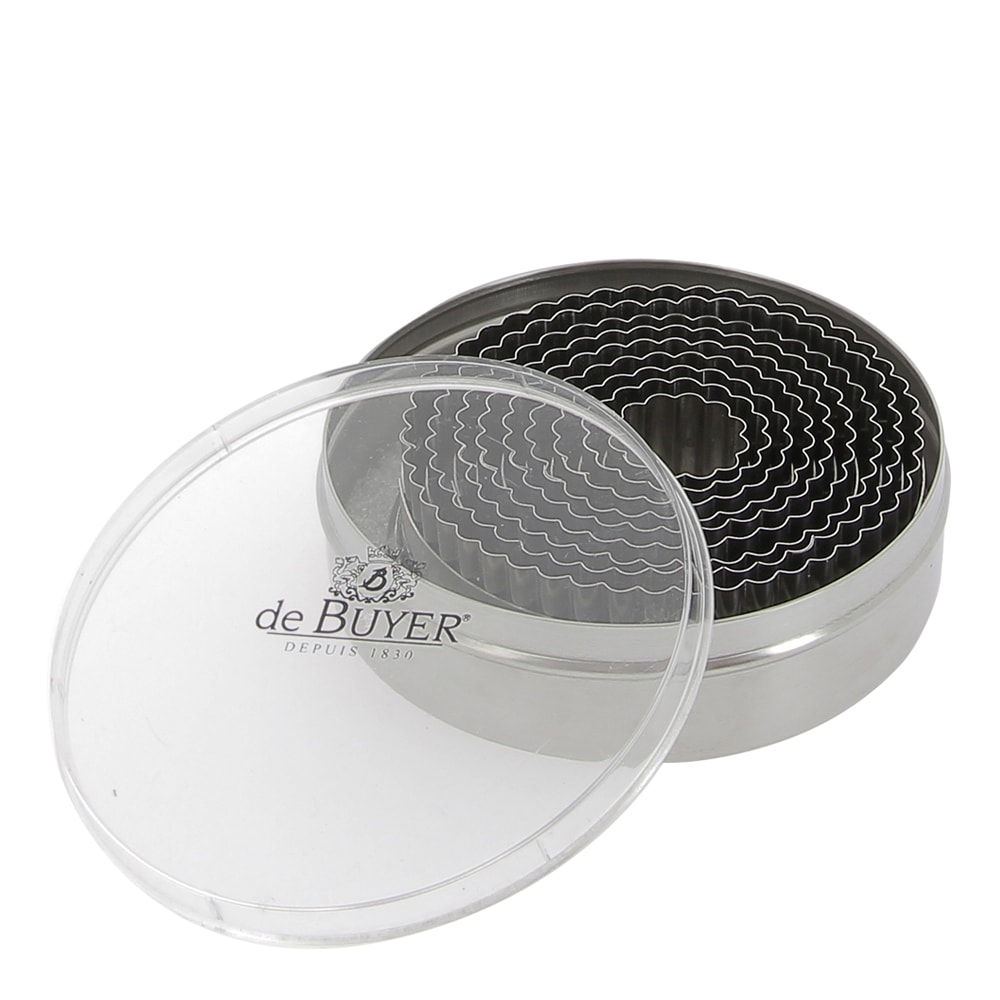 Kakformssats Rund 9 delar 3-11 cm