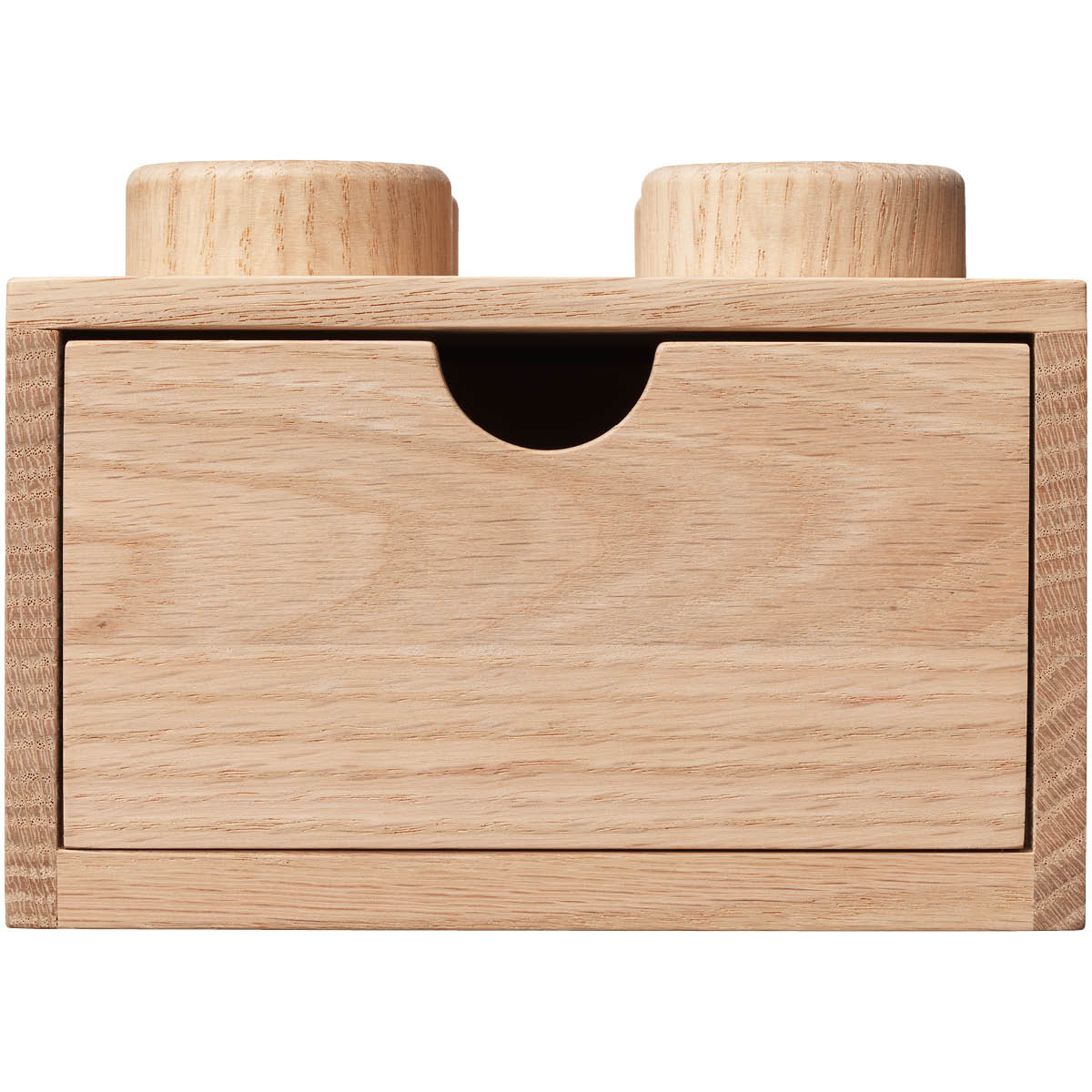 Wooden collection Skrivbordslåda 2x2 Ljus Ek
