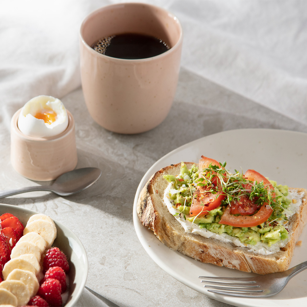 Iris Assiett 23 cm Vit