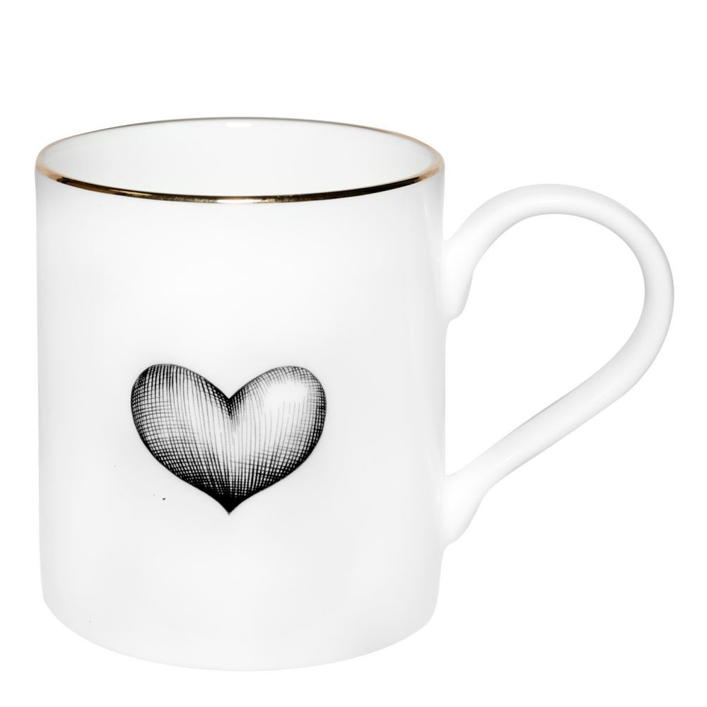 Majestic Mug Svart Love Heart