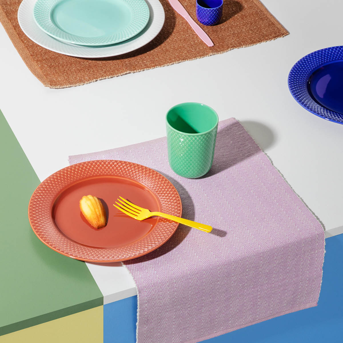 Rhombe Color Mugg 33 cl Grön