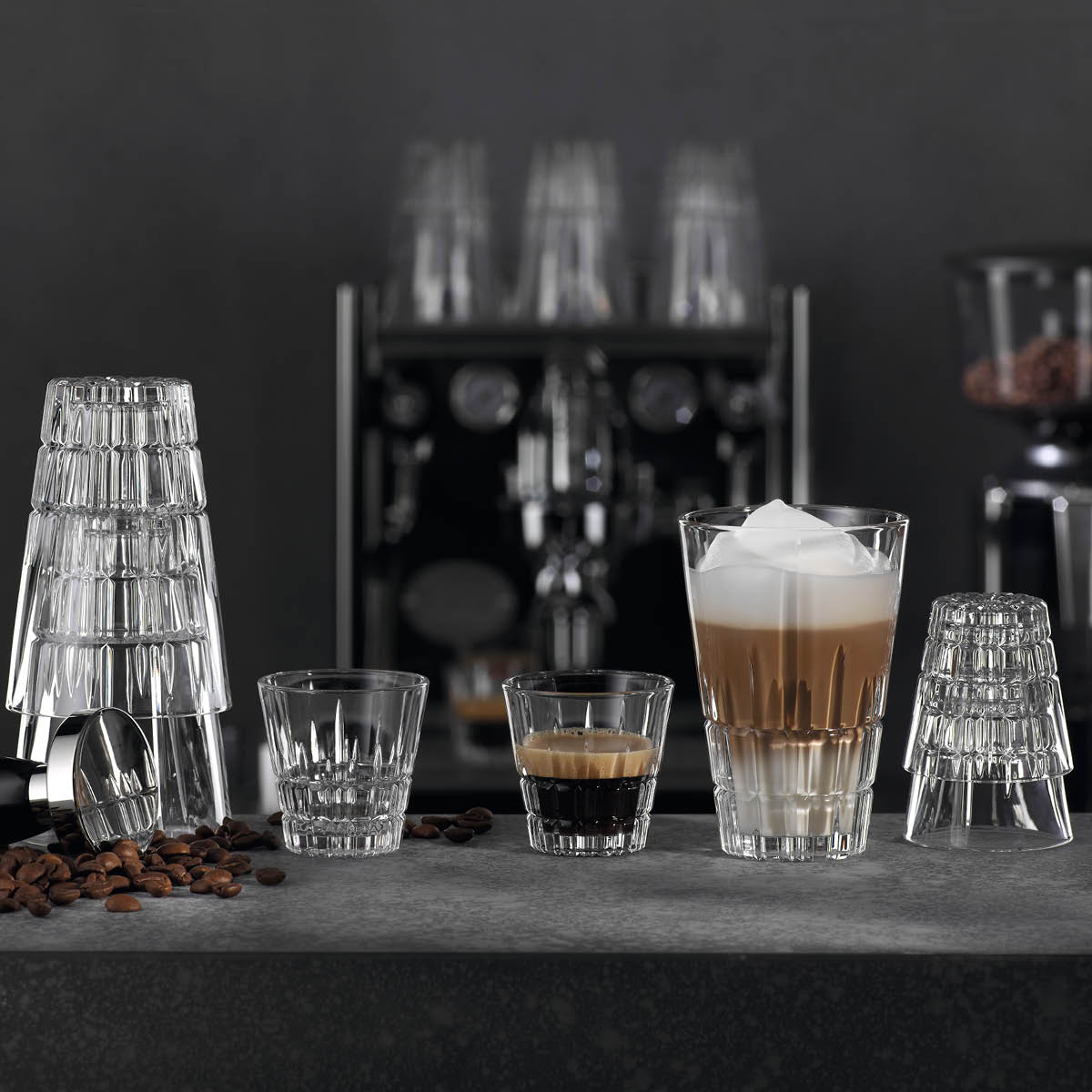 Perfect Serve Espressoglas 8 cl 4-pack