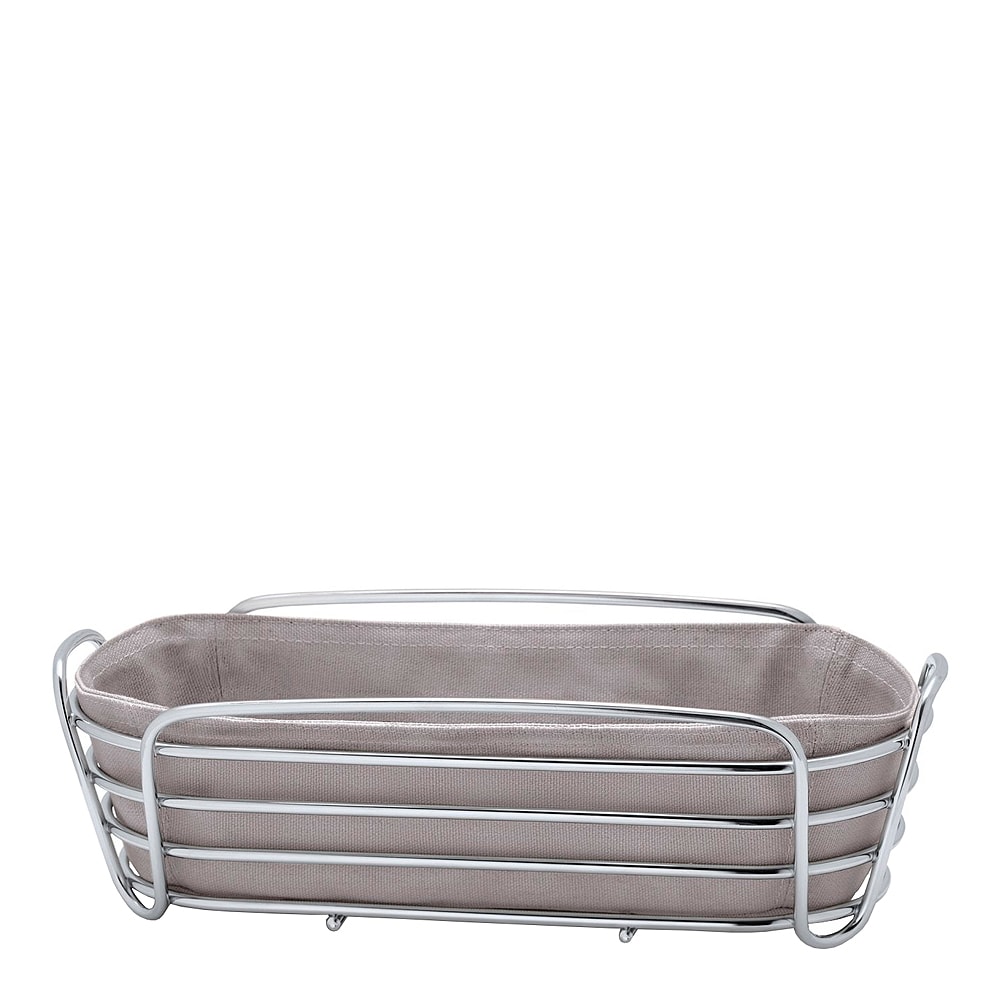 Delara Brödkorg Oval 32x14 cm Taupe