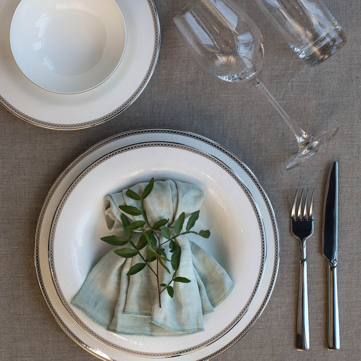 Silver Paisley Tallrik 28 cm Vit