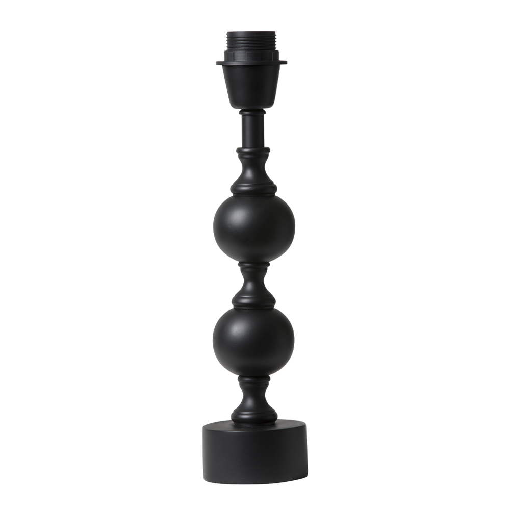 Deborah Lampfot 35 cm Svart