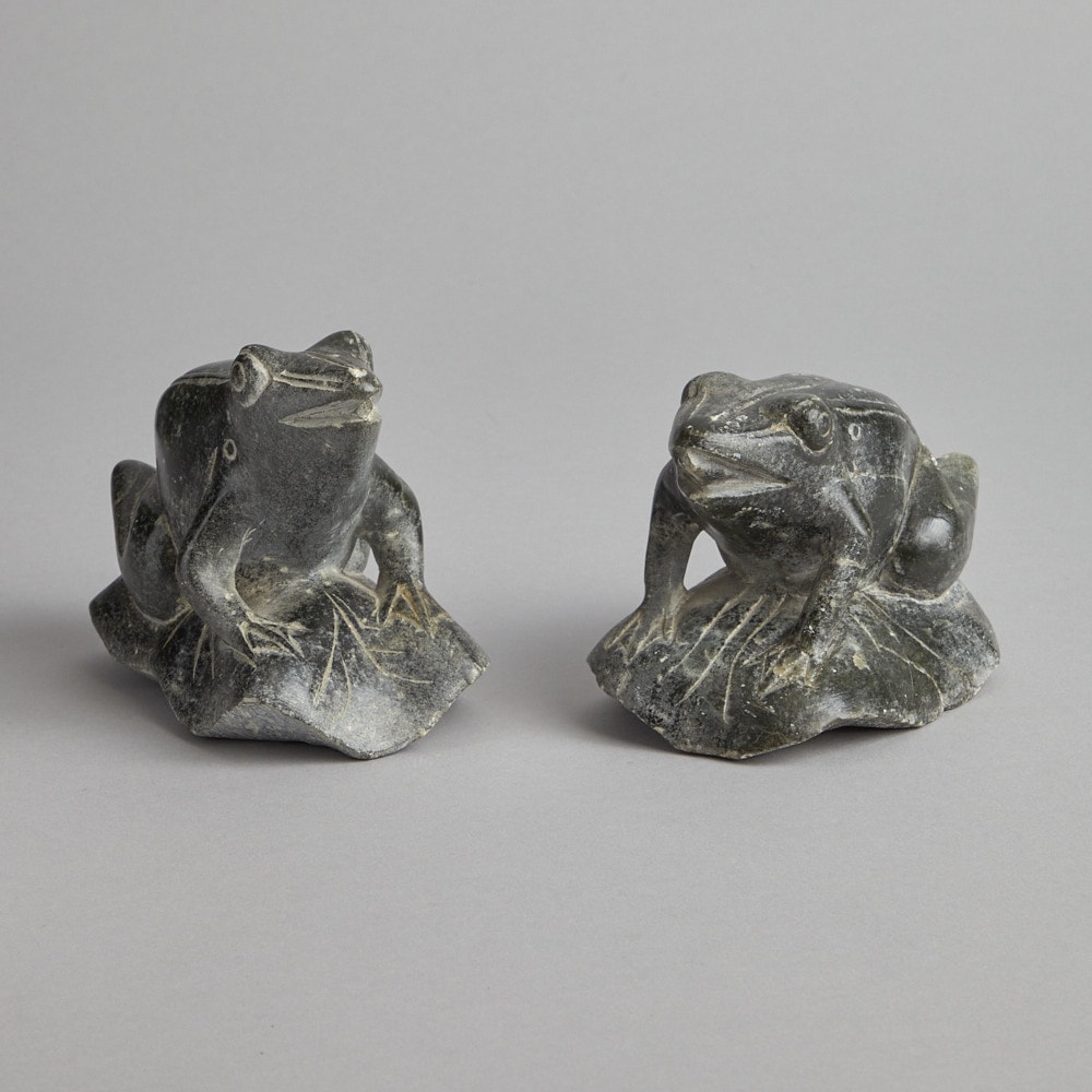 SÅLD Trädgårdsgrodor 1 par